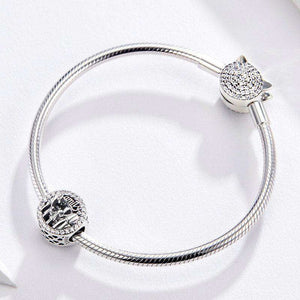 Pandora Compatible 925 sterling silver Family of Four Round Charm From CharmSA Image 2