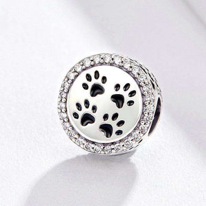 Pandora Compatible 925 sterling silver Cat Paw Footprints Charm From CharmSA Image 3
