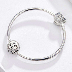 Pandora Compatible 925 sterling silver Cat Paw Footprints Charm From CharmSA Image 2