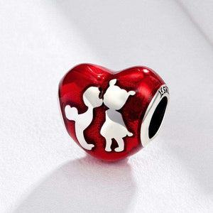 Pandora Compatible 925 sterling silver Boy and Girl Friends Charm From CharmSA Image 3