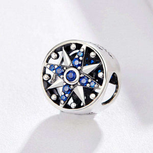 Pandora Compatible 925 sterling silver Compass Round Ship Charm From CharmSA Image 3