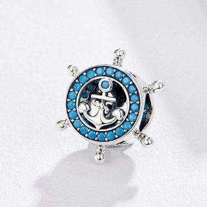 Pandora Compatible 925 sterling silver Rudder Anchor Charm From CharmSA Image 3