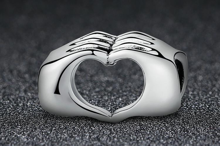 Heart Hands Charm