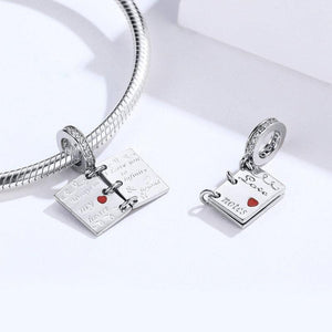 Pandora Compatible 925 sterling silver Note Book Dangle Charm From CharmSA Image 4