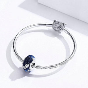 Pandora Compatible 925 sterling silver Nighty Sky Murano Glass Charm From CharmSA Image 4