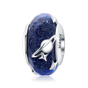 Pandora Compatible 925 sterling silver Nighty Sky Murano Glass Charm From CharmSA Image 1