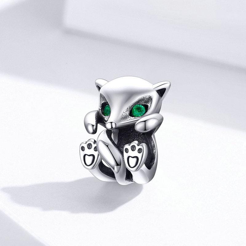 Pandora Compatible 925 sterling silver Baby Fox Metal Charm From CharmSA Image 2