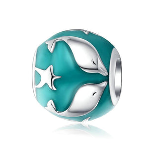 Pandora Compatible 925 sterling silver Underwater Dolphin Charm From CharmSA Image 1