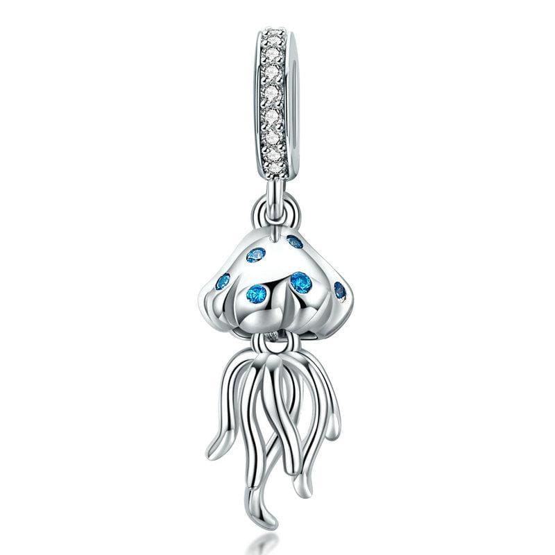 Pandora Compatible 925 sterling silver Underwater World Jellyfish Charm From CharmSA Image 1