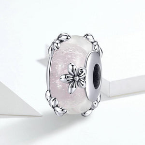 Pandora Compatible 925 sterling silver Flower Murano Glass Charm From CharmSA Image 4
