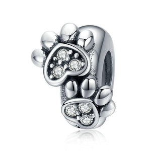 Pandora Compatible 925 sterling silver Footprint Stopper From CharmSA Image 1