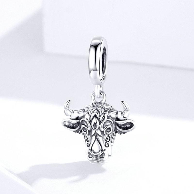 Pandora Compatible 925 sterling silver Bull Dangle Charm From CharmSA Image 2