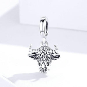 Pandora Compatible 925 sterling silver Bull Dangle Charm From CharmSA Image 2