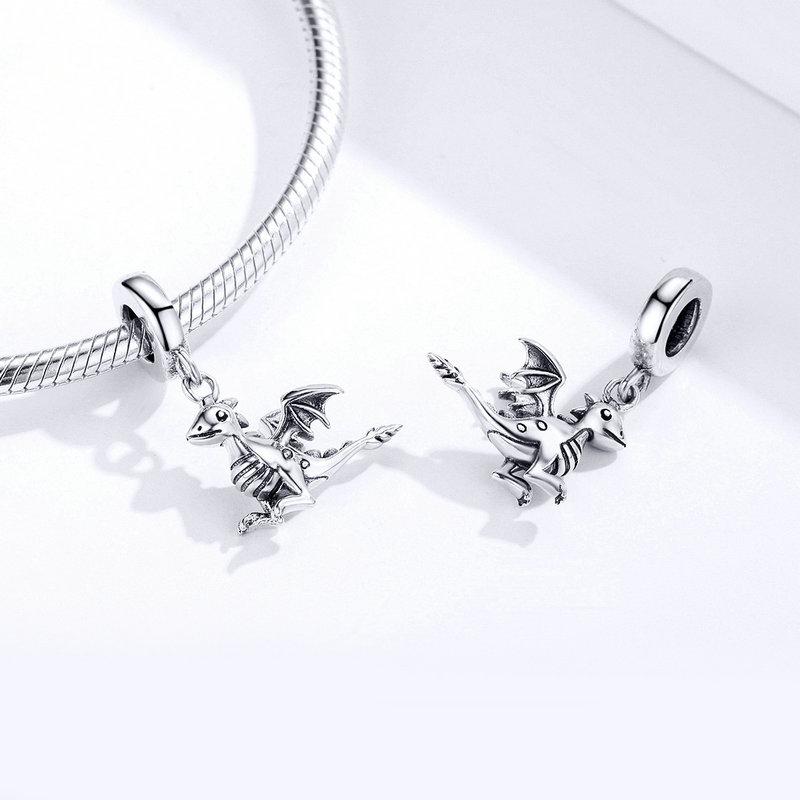 PANDORA Jewelry You Are Magic Dragon Dangle Sterling Silver Charm