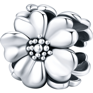 Silver Flower Charm