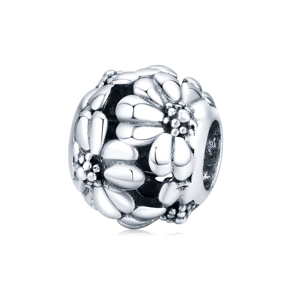 Flowery Round Ball Charm