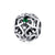 Patterned Round Charm | CZ