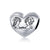 Best Friends Heart Charm