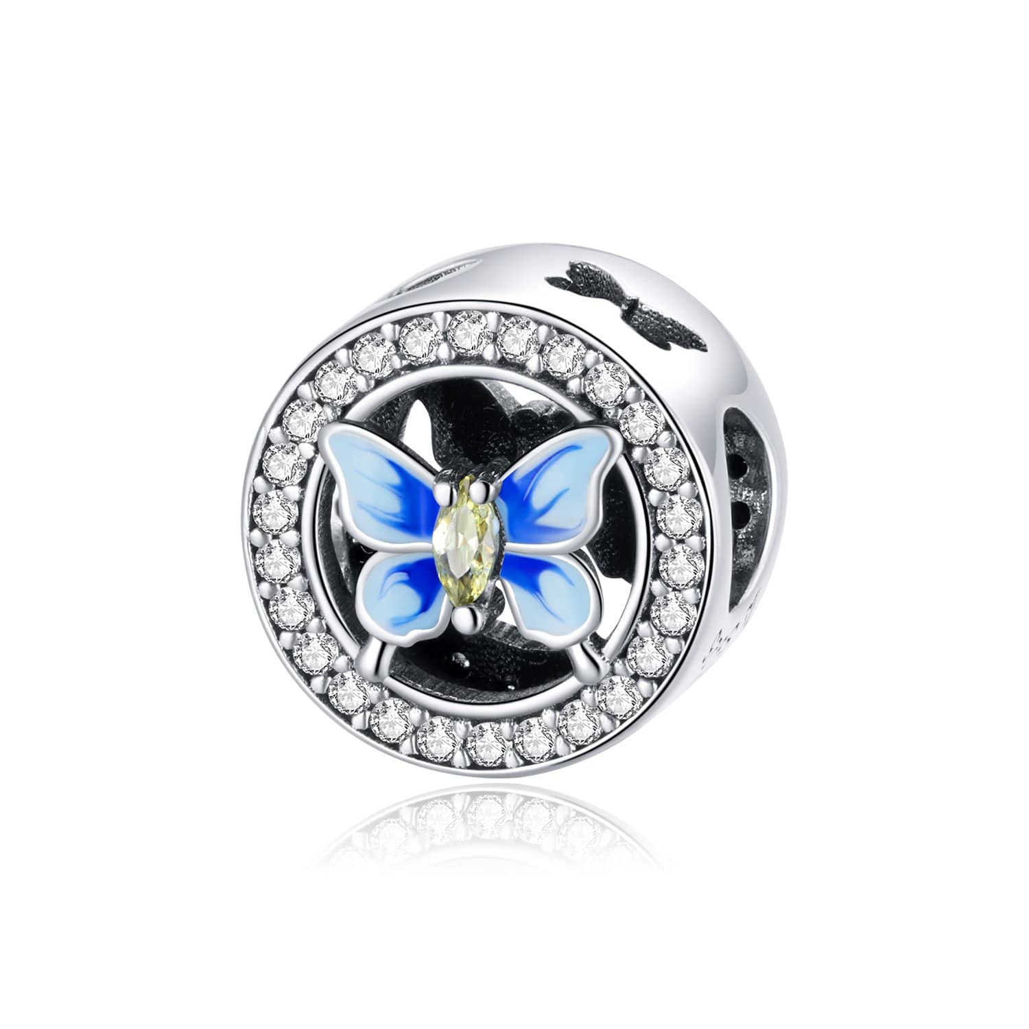 Bedazzled Butterfly Charm | CZ EN