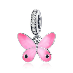 Butterfly Dangle Charm | CZ EN