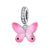 Butterfly Dangle Charm | CZ EN