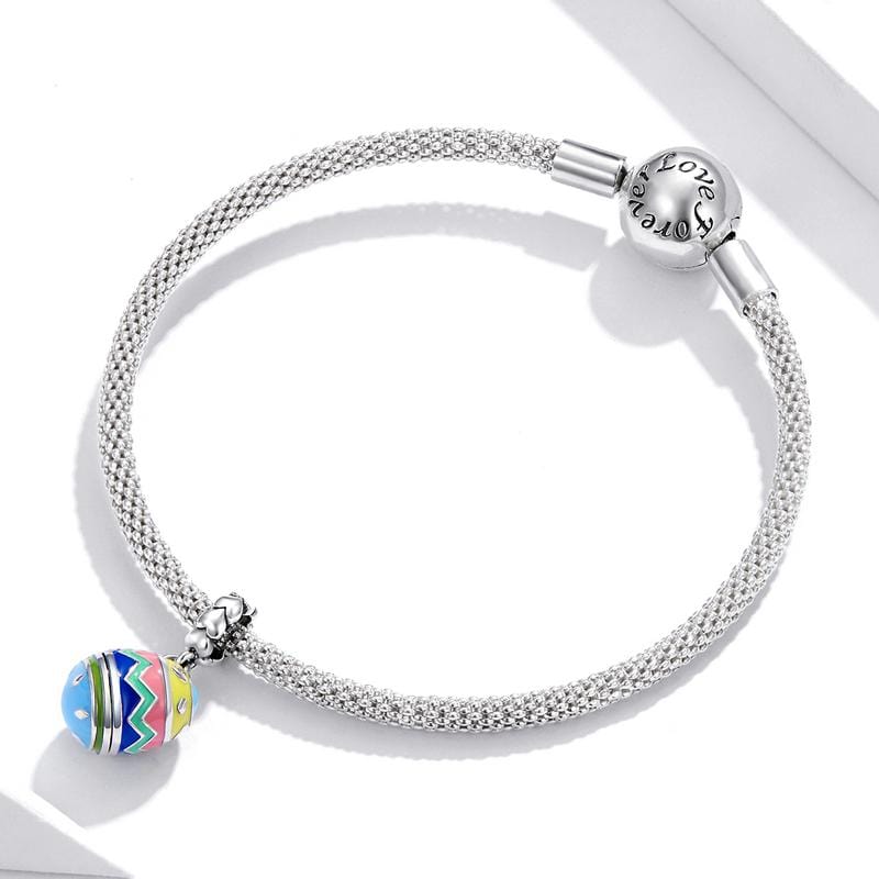 Easter Egg Dangle Charm | CZ EN