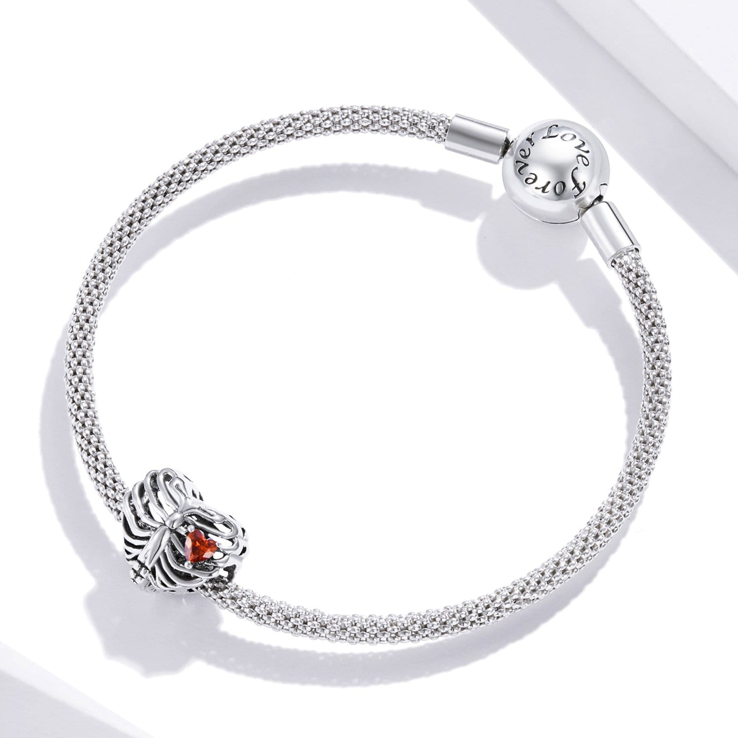 Love You To Death Heart Charm | CZ