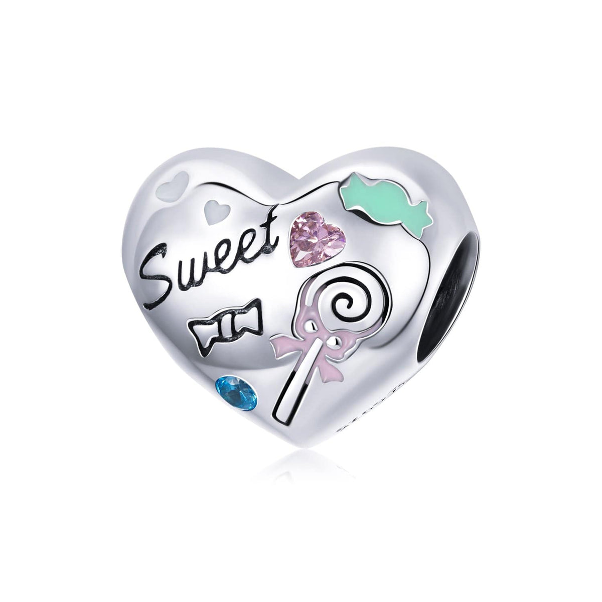 Candy Heart Charm | CZ