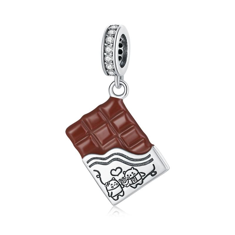 Chocolate Bar Dangle Charm | CZ EN