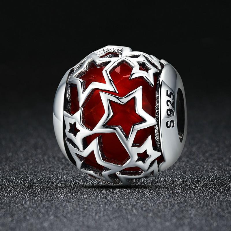 Stars Round Charm