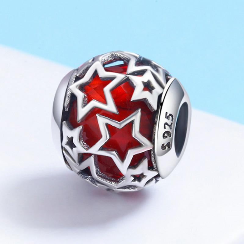 Stars Round Charm