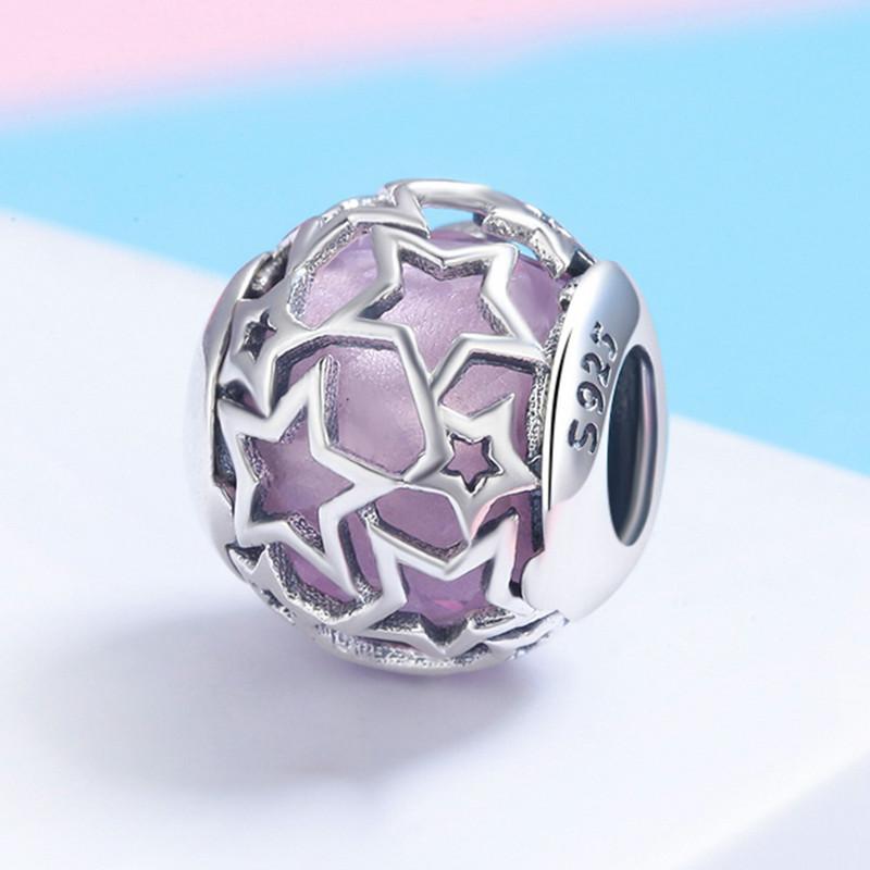 Stars Round Charm