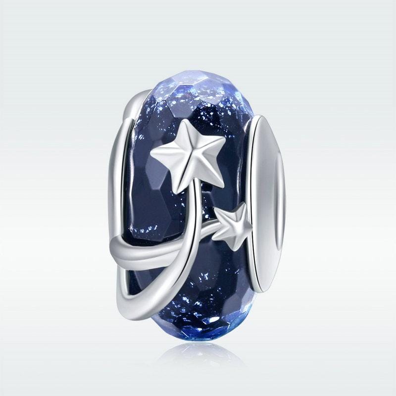 Shooting Stars European Murano Glass Charm