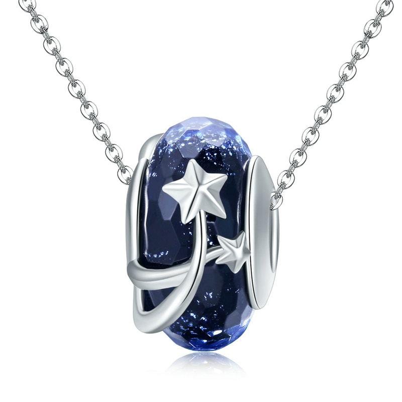 Shooting Stars European Murano Glass Charm