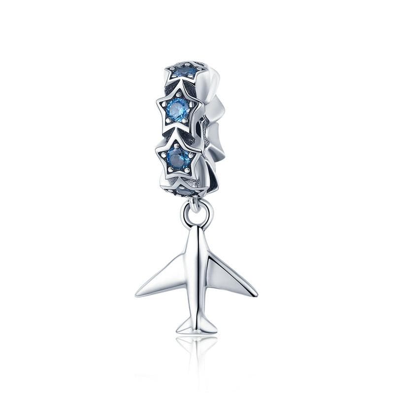 Plane Dangle Charm | CZ