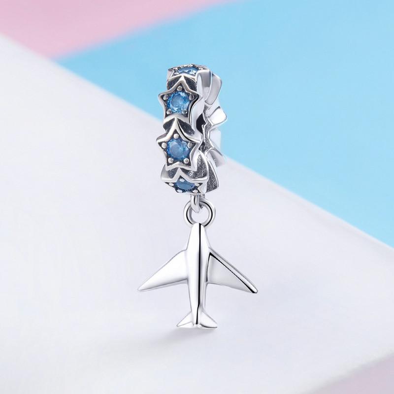 Plane Dangle Charm | CZ