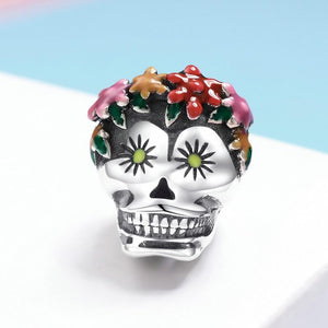Flowery Skull Charm | EN