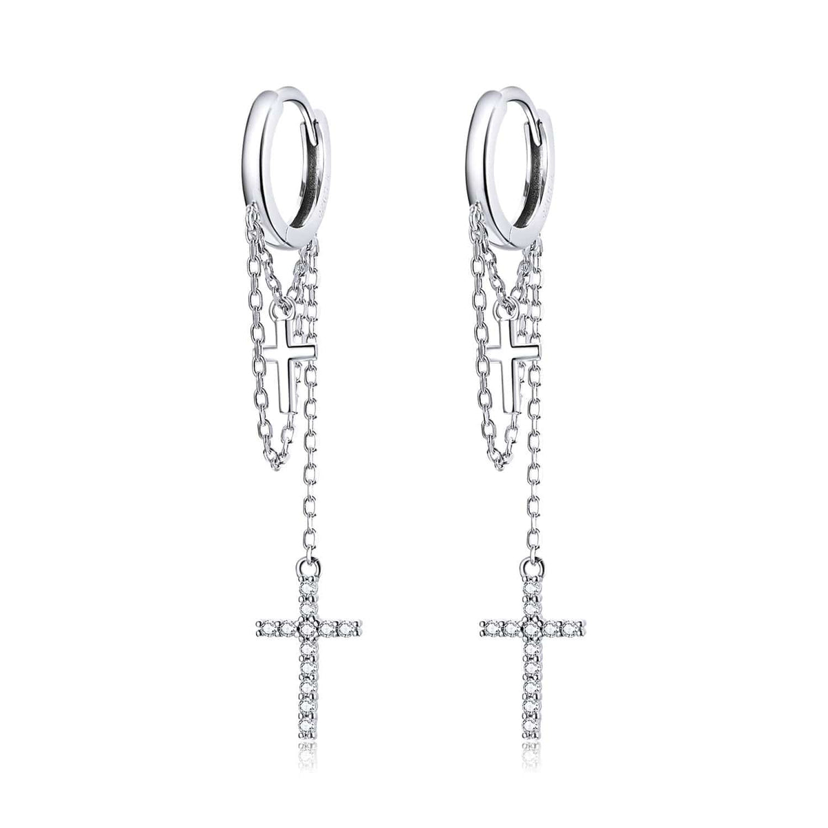 Classic Cross Earrings