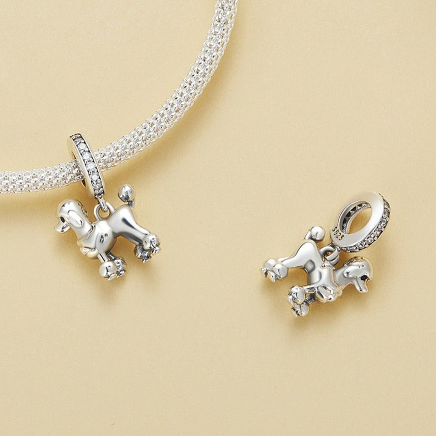 Poodle charms for pandora bracelet sale