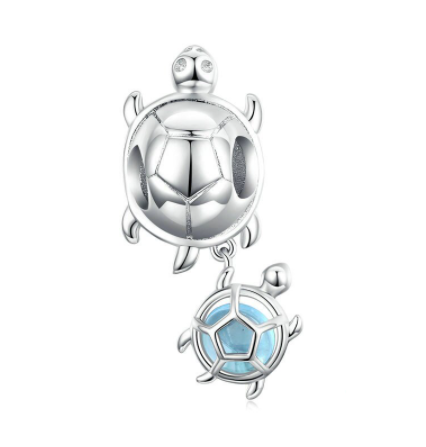 Double Turtle Charm