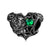 Dark Heart Charm | CZ EN