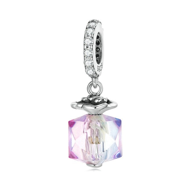 Rose Garden Drop Dangle Charm | CZ