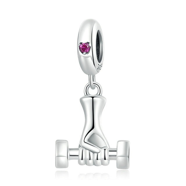 Work Out Dangle Charm | CZ