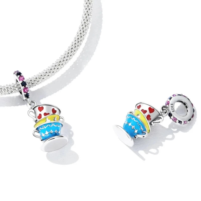 Teacups Dangle Charm | CZ EN