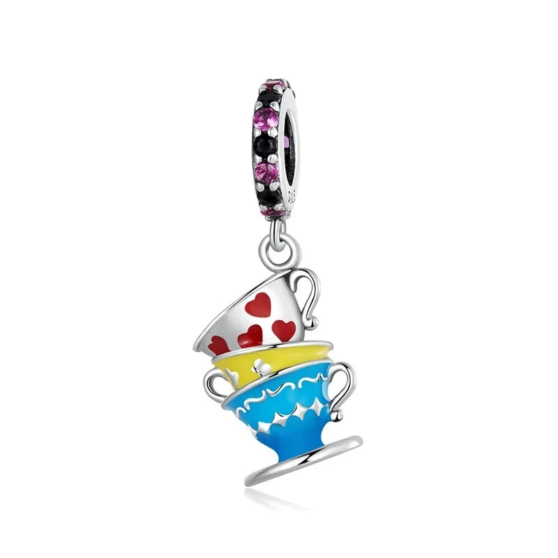 Teacups Dangle Charm | CZ EN