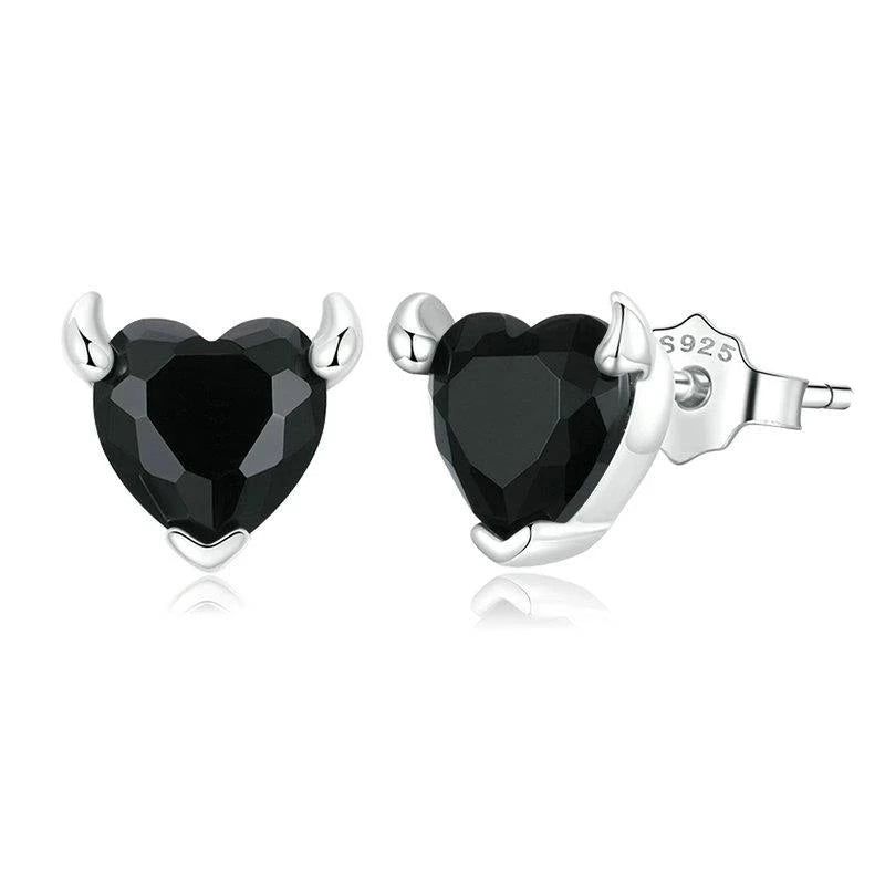 Black Devil Earrings