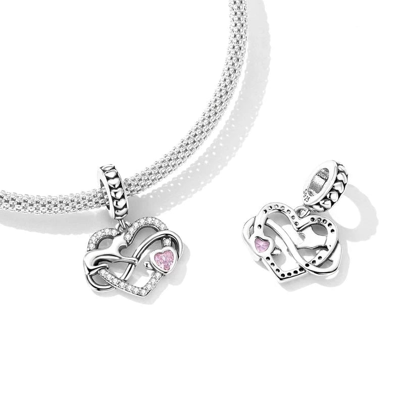 Playful Kitten Dangle Charm | CZ