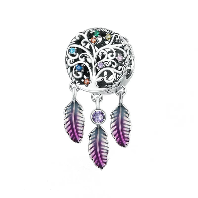 Dreamcatcher Dangle Charm | CZ EN