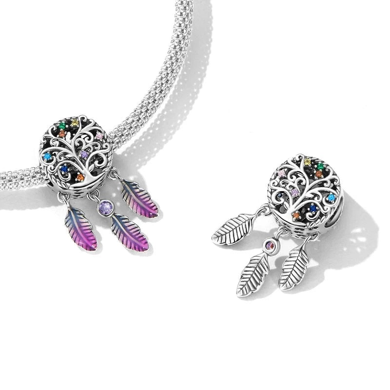 Sterling silver dreamcatcher charm shop