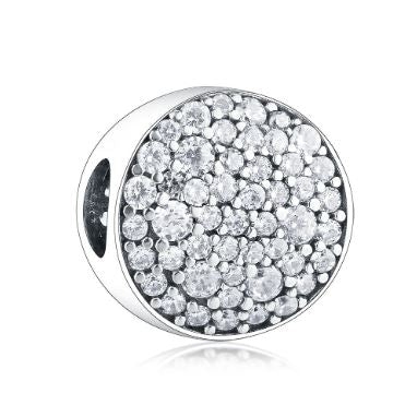 Dazzling Round Charm | CZ